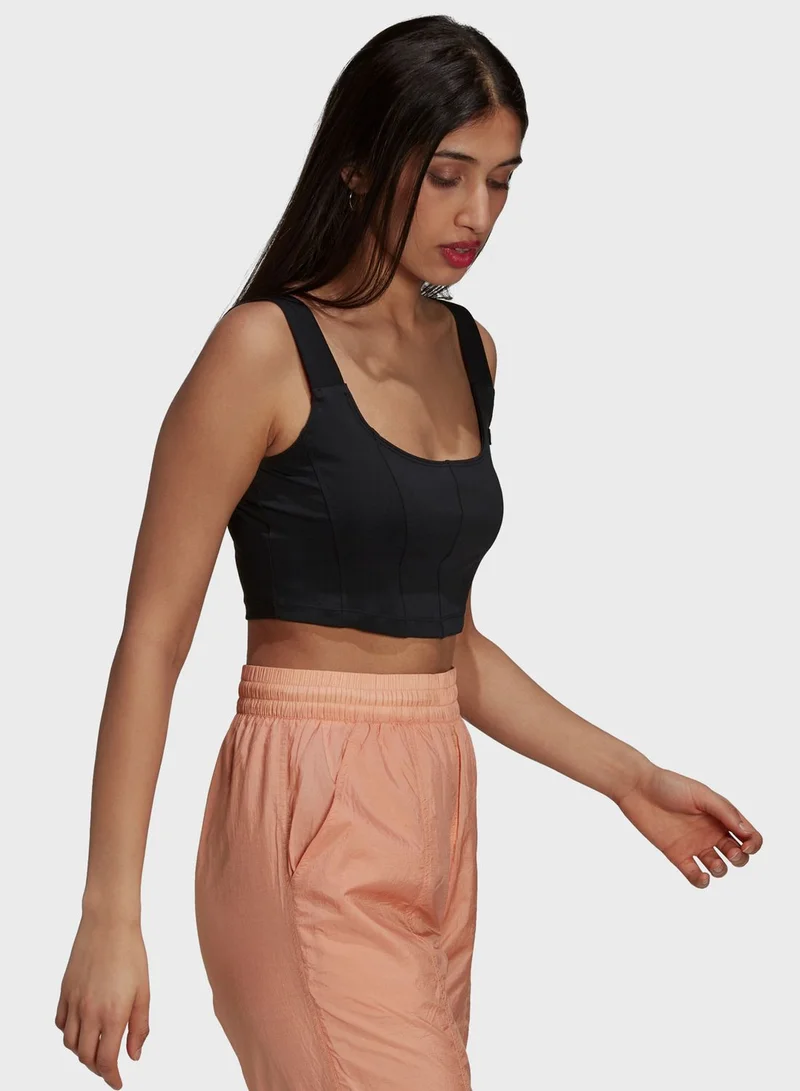 adidas Originals Corset Cropped Top