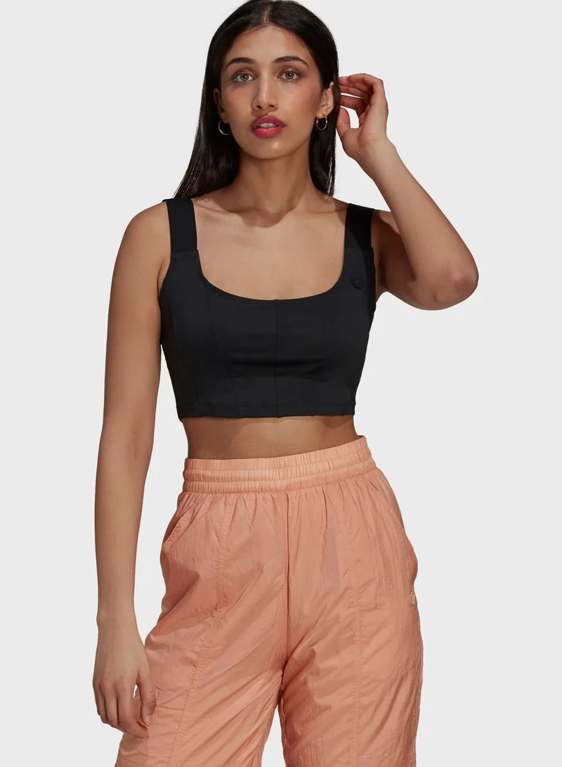 adidas Originals Corset Cropped Top