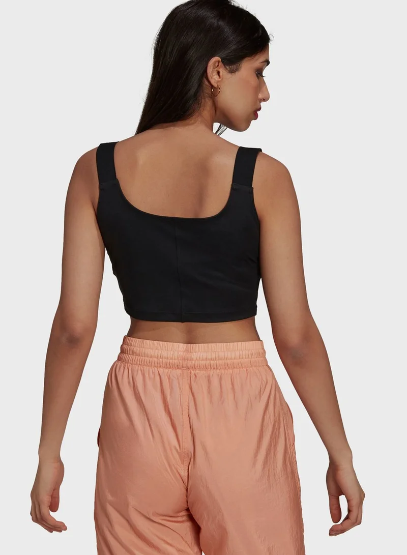 adidas Originals Corset Cropped Top