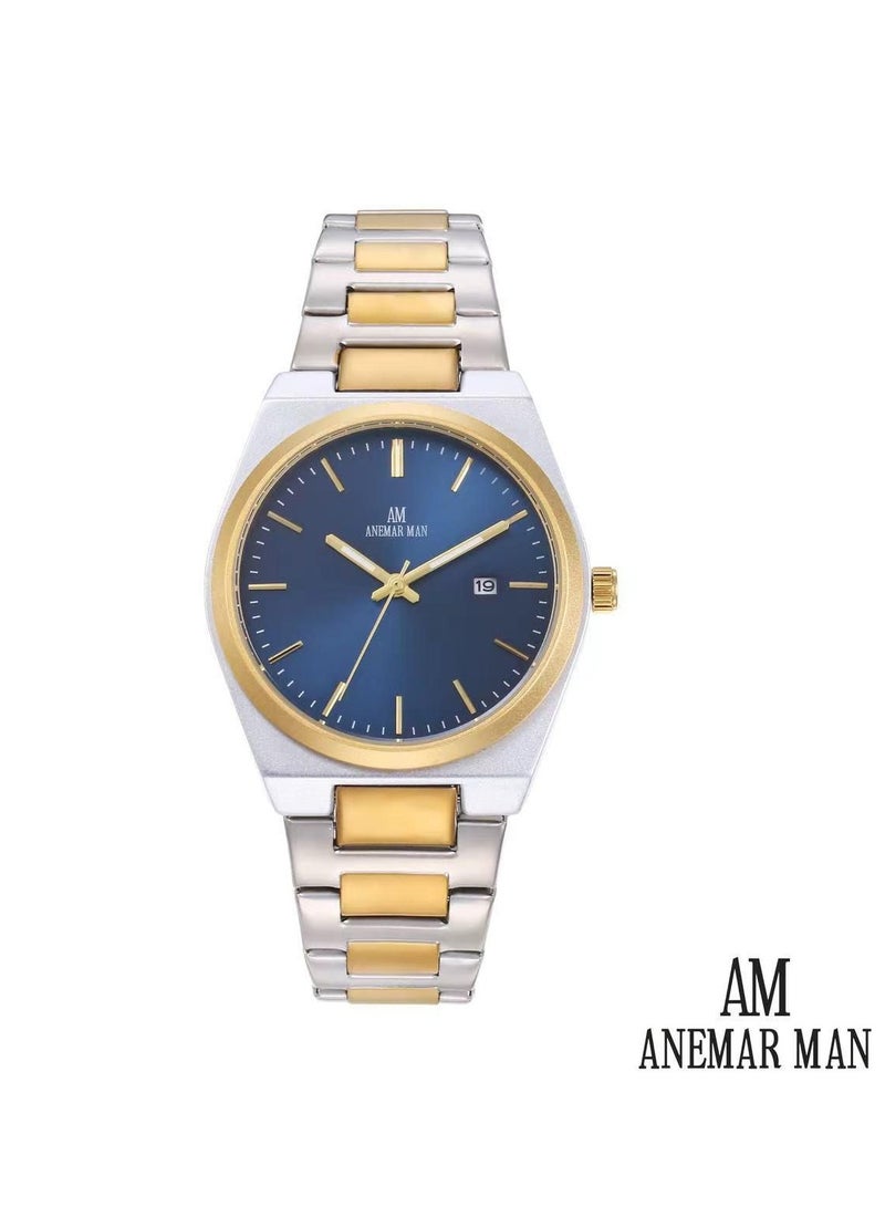 Anemar Man Men's Watch, Stainless Steel Strap and Lock