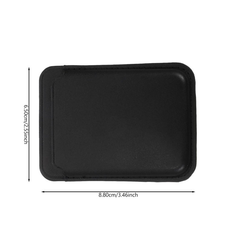 Kisangel Smartphone Back Wallet Card Holder Adhesive Compatible Most Phones Black - Image 3