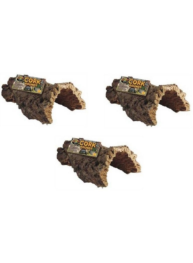 Zoo Med Natural Cork Bark, Round, Medium (3 Pack)