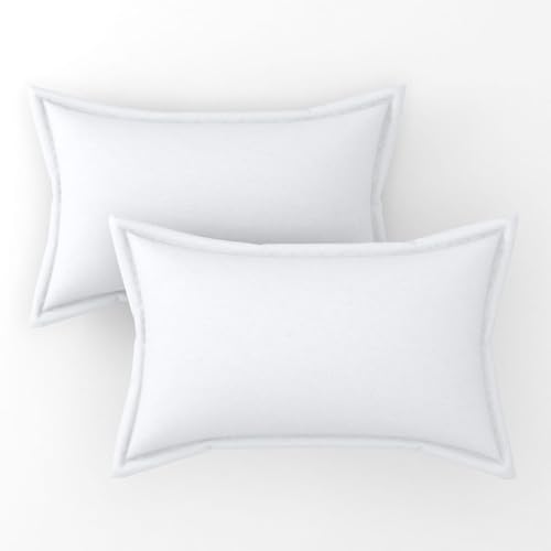 Outlay Home Solid Plain 100% Cotton Bedsheet - Ultra Soft, Breathable, and Durable King/Queen Size Bedsheet with 2 Pillow Cover (White) - Image 2