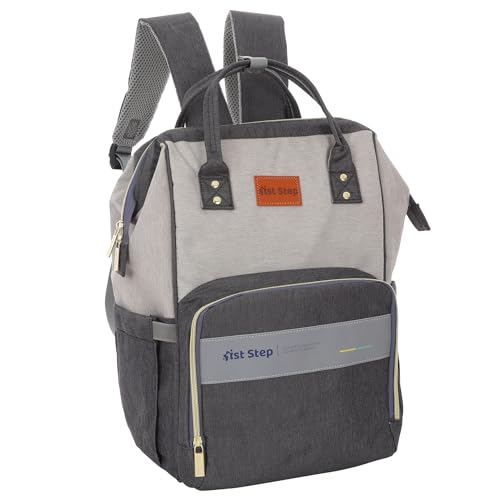 1ST STEP Smart And Multi-Functional Diaper Bag (Grey) - Image 1