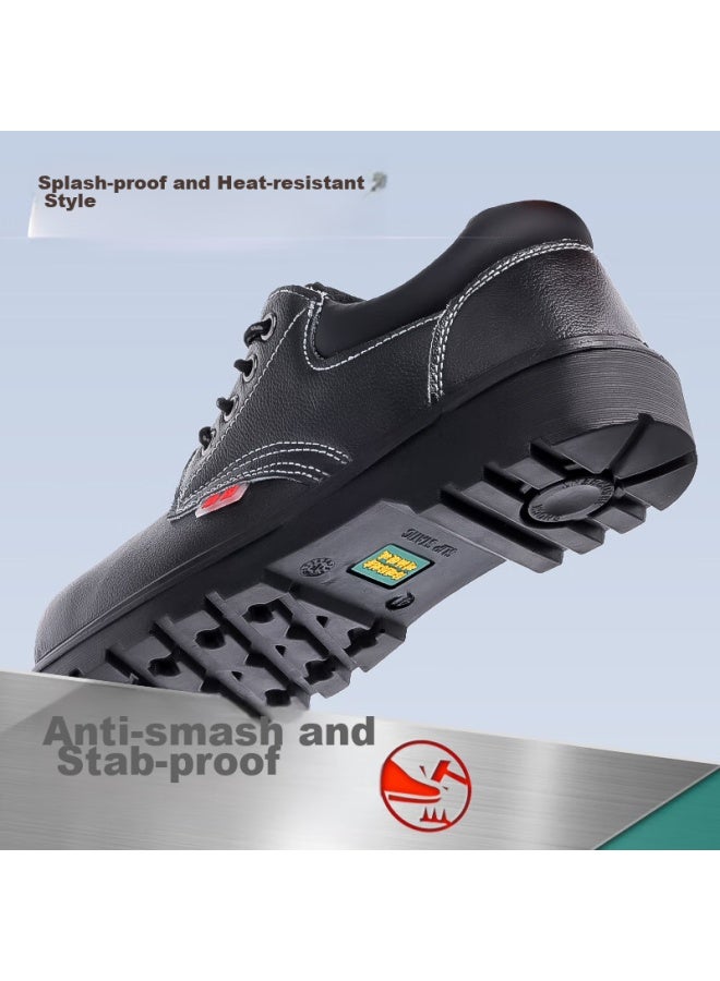 Dinggu Safety Shoes For Men, Anti-Smashing, Anti-Puncture, Steel Toe Cap, Steel Midsole, Solid Sole, Safety Shoes 1123Hei41 - Image 5