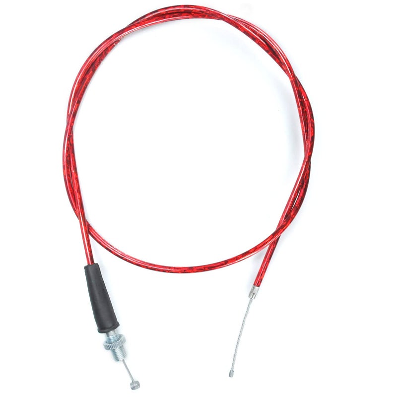 HOLATO 50 Throttle Cable for Predator 212cc 65hp Coleman CT100U CT200U BT200X Baja Warrior Doodlebug Db30 Mb165 Mb200 MOTOVOX MBX10 MBX11 MBX12 RT200 Mini Bike GX160 GX200 Pit Dirt Bike Parts Red - Image 2