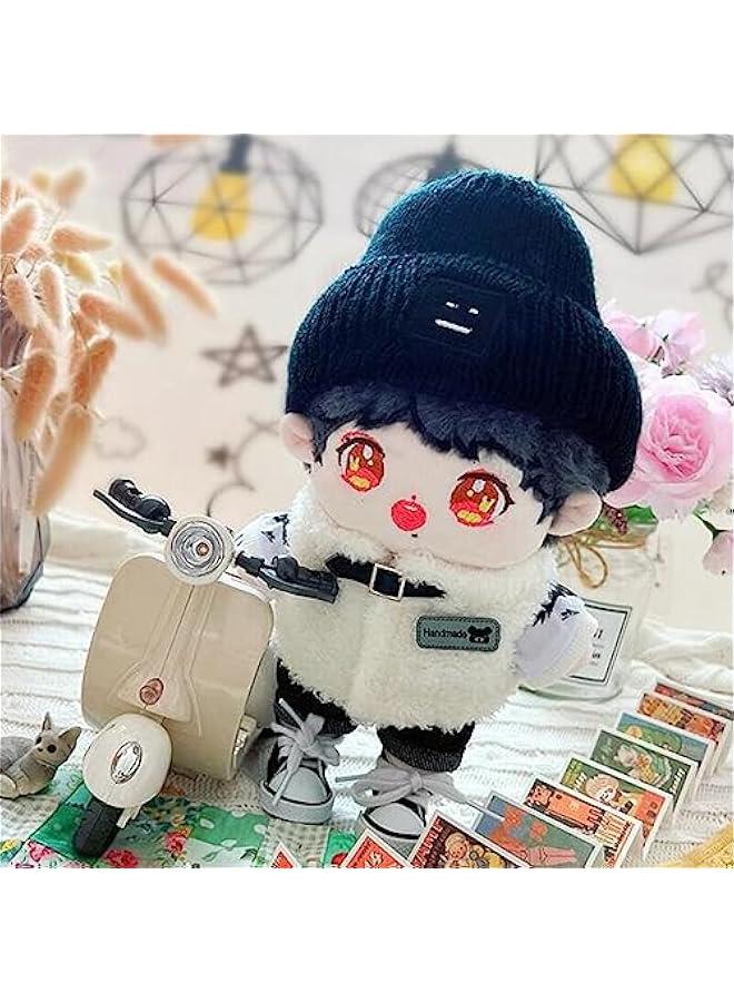 Arabest 20cm Plush Doll Clothes Set, Kpop Doll Outfit Plush Coat Pants Shoes for 8 inch Plush Doll Soft Stuffed Animal, Dress-Up Play (Mechanical Vest Four pcs)  - Image 2