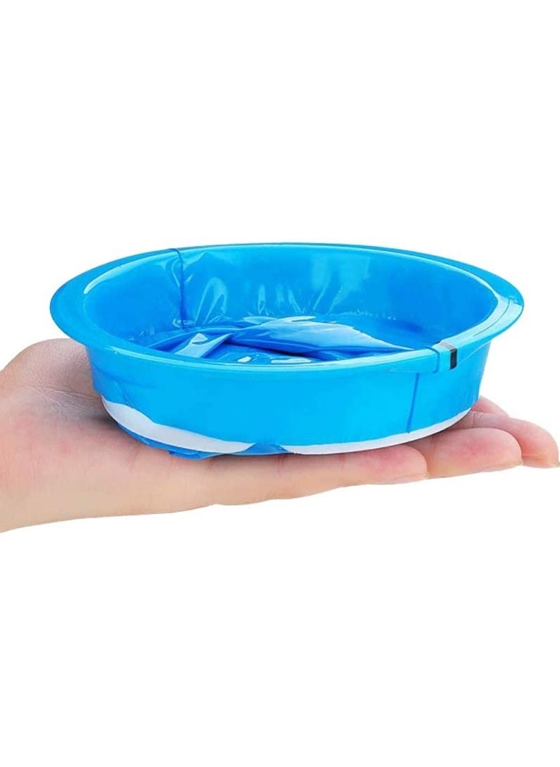 Generic Vomit Bags Sick Bags, Barf Bags Disposable Barf Bags High Density Emesis Bags with Snap for Morning Sickness Kids Pregnant Women Car Motion Sickness 10 Pack 1000ml Blue  - Image 3