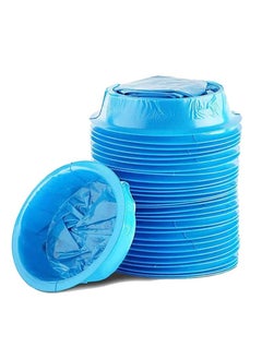 Generic Vomit Bags Sick Bags, Barf Bags Disposable Barf Bags High Density Emesis Bags with Snap for Morning Sickness Kids Pregnant Women Car Motion Sickness 10 Pack 1000ml Blue  - Image 2