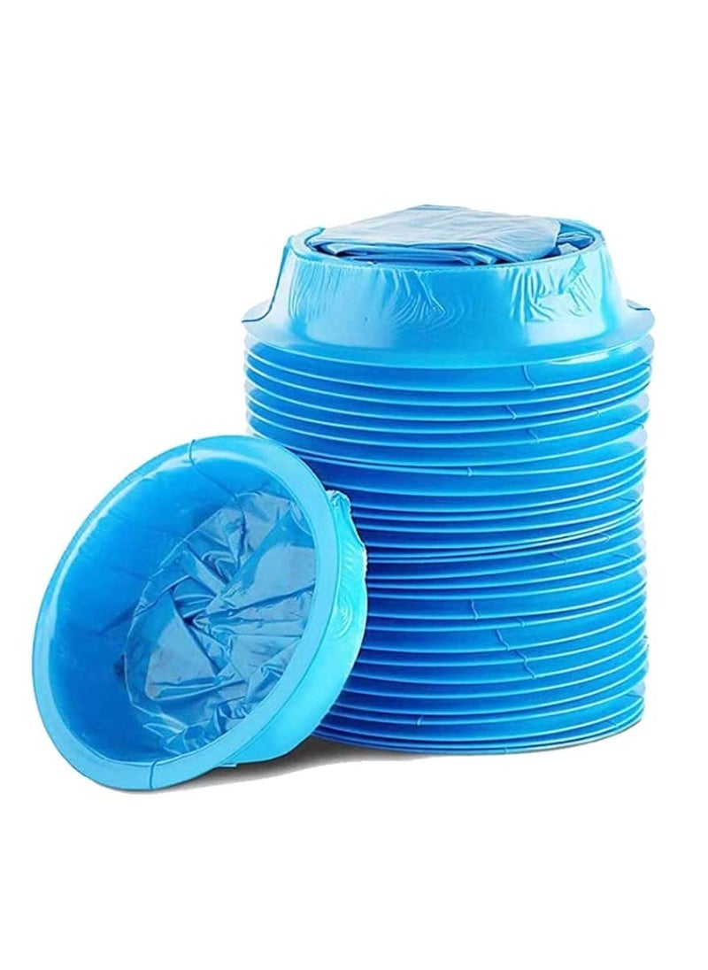 Generic Vomit Bags Sick Bags, Barf Bags Disposable Barf Bags High Density Emesis Bags with Snap for Morning Sickness Kids Pregnant Women Car Motion Sickness 10 Pack 1000ml Blue  - Image 2