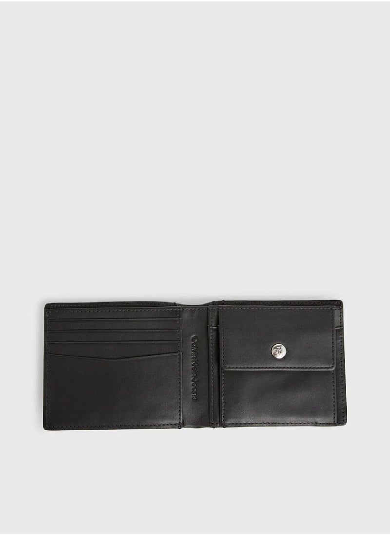 Calvin Klein Jeans - Men's Leather RFID Billfold Wallet -  pebbled leather, Black - Image 1