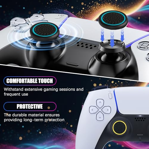 EoaMen Thumb Grips Joystick Caps for PS4/PS5/XBOX Controller, Silicone Joystick Caps Ps5 Controller Grip with Anti-Stickiness, Anti-Slip, Anti-Fingerprint(12 pcs) - Image 4