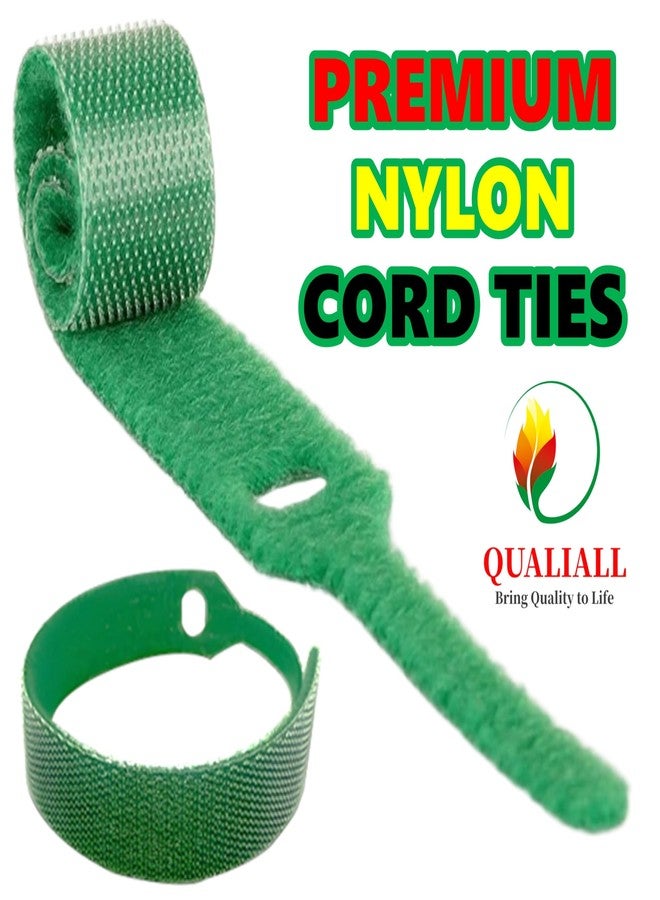 QUALIALL 150 Reusable Cable Ties, Strong Adhesion Nylon Cord Ties for PC and Wire Management, Durable. 5.9" - Image 3