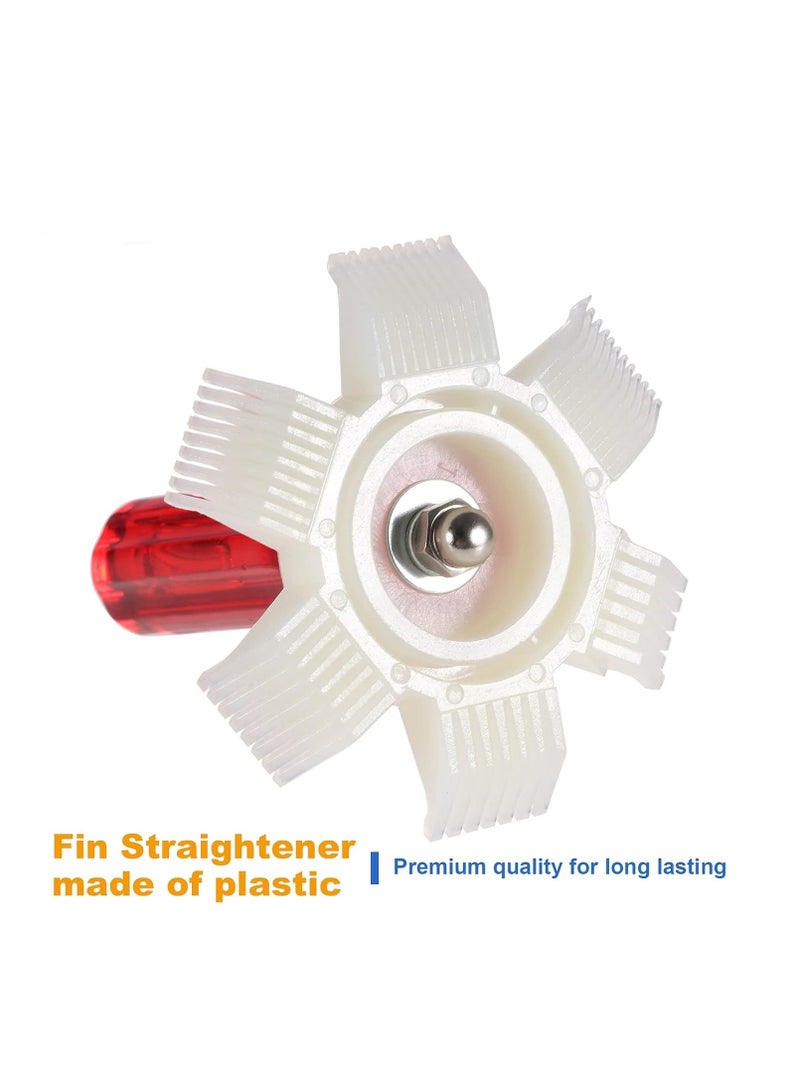 Air Conditioner Fin Comb Radiator Condenser AC Fin Straightener Cleaner Repair Tool Air Conditioning Brush Accessory for Cleaning Car Automotive Refrigeration Radiator Evaporator - Image 2