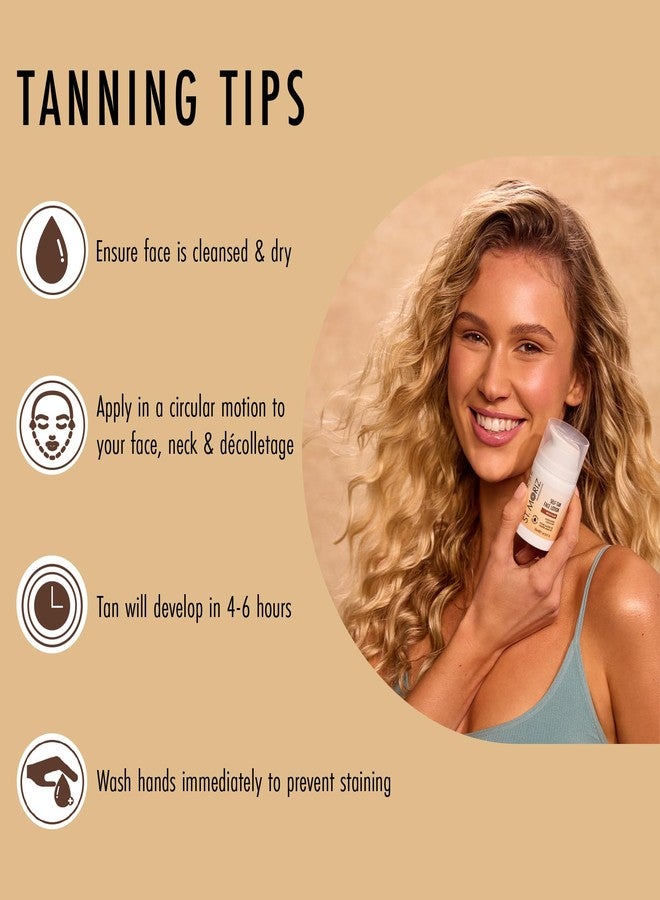 St. Moriz St Moriz Professional Medium Self Tan Face Lotion | With Aloe Vera & Vitamin E for Gradual Face Tan & Natural Glow | Vegan Fake Tan for Face | Wear Alone or Under Makeup | No Wash Off Required | 50ml - Image 5