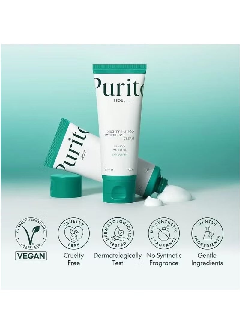 PURITO Korean Panthenol Face Cream 100ml – Skin Barrier Repair & Glow for All Skin Types, Daily Moisturizer for Glass Skin, Vegan & Cruelty-Free - Image 3