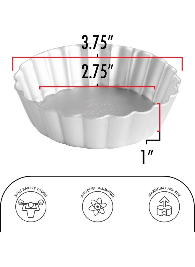 Fat Daddio's PFT-375 Removable Bottom Mini Tart Pan, Aluminum, Silver - pzsku/Z16C2B5FA07B9B1E163C2Z/45/_/1729669636/799cbafa-63d2-4a80-8cef-8cd5e920fd29