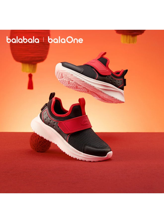 Balabala Kids Sports Shoes Children's Running Shoes Spring Autumn  New Boys Breathable Lightweight Sneakers Girls Red New Year Trend - Image 4