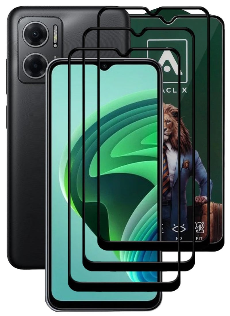 ACLIX 3 Pieces Antistatic ESD Dustproof Premium Quality High Definition Tempered Glass Screen Protector Designed For Xiaomi Redmi Note 11E - Image 1
