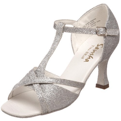 Sansha Women's Tina Ballroom, Silver - Image 5