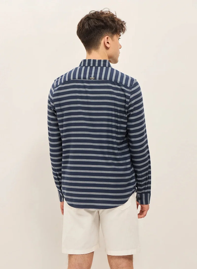 THE BEAR HOUSE  Cotton Shirt for Men | Slim Fit, Long Sleeve, Casual & Formal Wear | Soft, Breathable Fabric for Office, Everyday, & All-Season Use in Classic & Trendy for Men | Best Price UAE