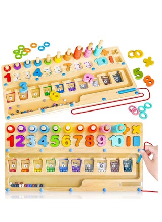 Montessori Maze Toys for Kids Magnetic Color and Number Maze Toy Early Education Toys for 3-6Years Old Wooden Magnetic Puzzles Board Toddler Counting Matching Activities Fine Motor Skills Toys - pzsku/Z16C31DA5D828CEBA8F3BZ/45/_/1718956899/0258ab55-0ffb-4161-a6e9-8f75f5dc663f