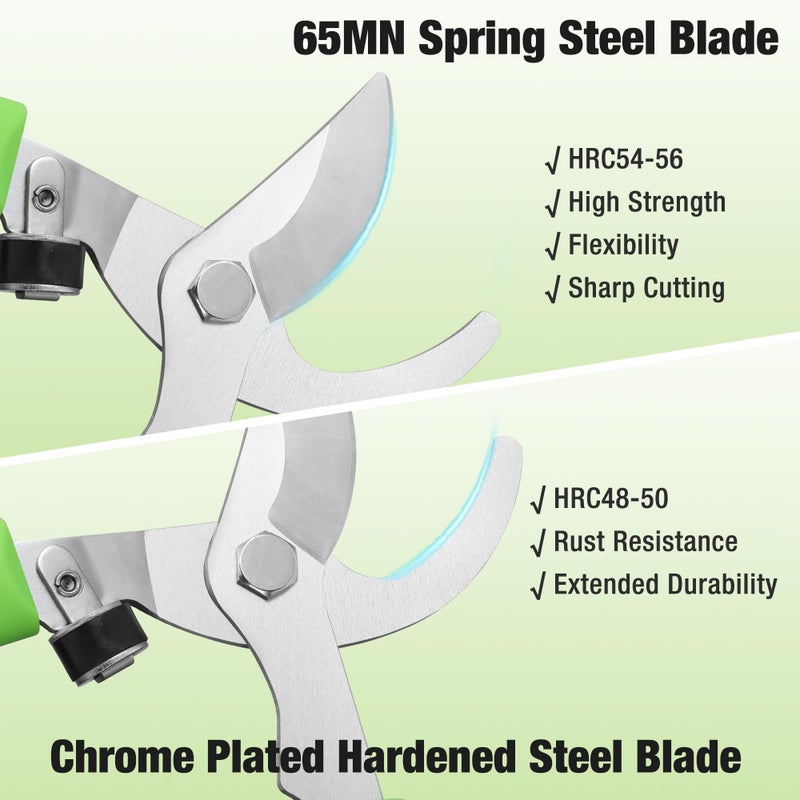 WORKPRO Bypass Lopper, 28" Branch Cutter with 65MN Spring Steel Blade, Heavy Duty Tree Trimmer with 1-3/16inch Cutting Capacity, Perfect for Cutting Shrubs and Branches - Image 4