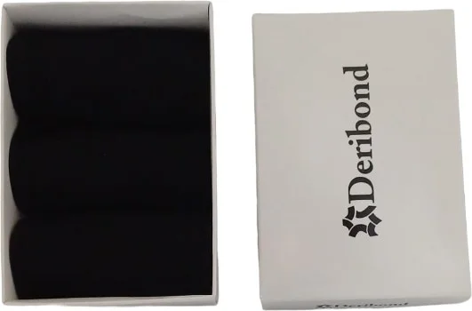Deribond 3 Pieces Sneaker Socks Men's Cotton Invisible Socks
