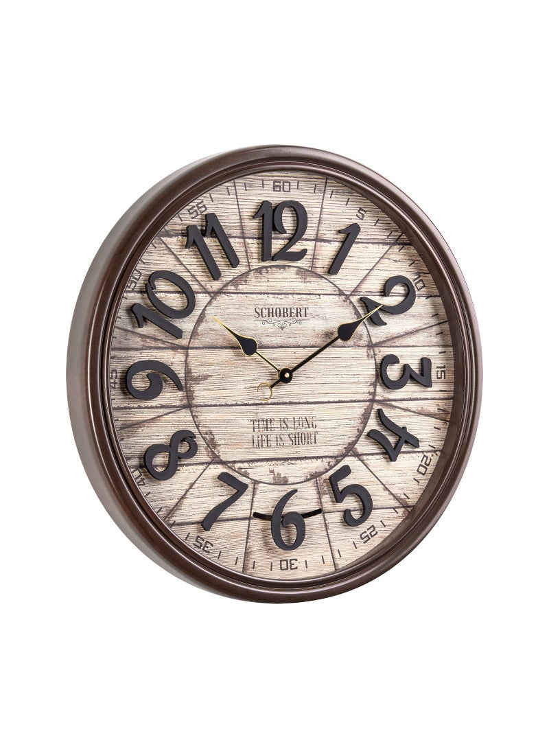 Schobert Wall Clock Big 60cm, Silent Silky Move,  Italian Design, Analog Clock - Image 2