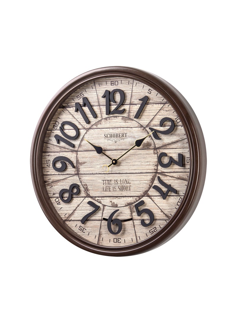 Schobert Wall Clock Big 60cm, Silent Silky Move,  Italian Design, Analog Clock - Image 3