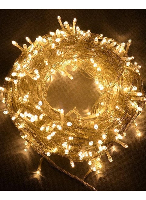 حبال ضوئيه لون اصفر  لزينه رمضان و المناسبات 8m