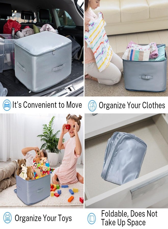 Zipron Ultra Space Saving Self Compression Organizer, Portable Heavy Duty Moving Bags, Compression Packing Cubes for Travel, Expandable Organizer Bags for Comforters,Blankets,Bedding Multicolor - Image 5