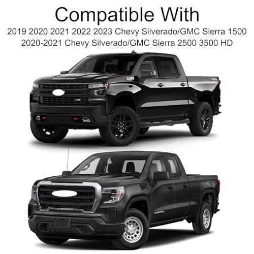 Tempsnow Driver Side Mirror for Silverado Sierra 1500 2500 3500 2019-2025 Left Side Mirror Glass Replacement with BSD - Image 2