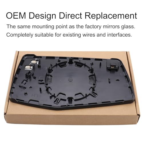 Tempsnow Driver Side Mirror for Silverado Sierra 1500 2500 3500 2019-2025 Left Side Mirror Glass Replacement with BSD - Image 3