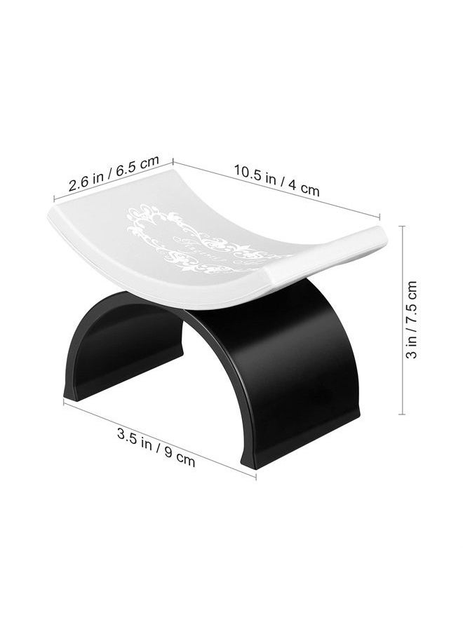 Beaupretty - Nail Arm Rest,Manicure Hand Pillow U Shape Cushion Pillow Professional Nail Rest Cushion Table Desk Station Manicure Tool,Black - Image 1