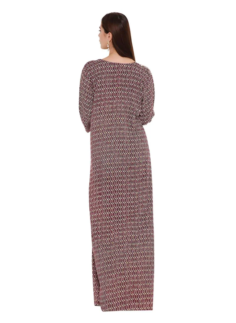 HANA & SARA long traditional wear arabic kaftan jalabia dress