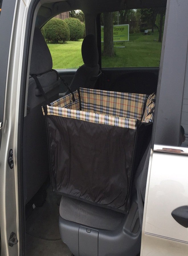 FixtureDisplays® Dog Cat Car Seat Basket Bed Carrier Pet Travel Booster Safety Back Seat12234 12234 - Image 3