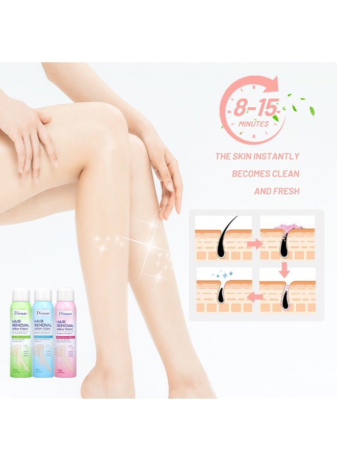 ديسار بخاخ إزالة الشعر بالألوفيرا وزبدة الشيا – رغوة فورية لإزالة الشعر وترطيب البشرة - Image 2