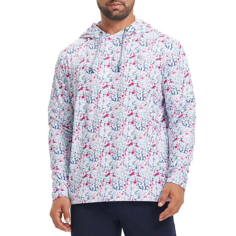 M MAELREG Men's Hoodies Printing Mid-Weight Performance Brushed Hooded Sweatshirt for Mens Pullover with Pockets - Image 2