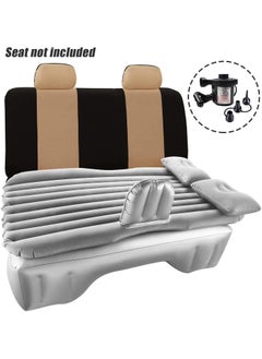 NEOPOL NEOPOLInflatable Travel Car Bed Air Sofa with Two Inflatable Pillow for Car Back Seat Fits Most Car Models for Camping Travel Hiking Trip and Other Outdoor Activities Grey  - Image 5