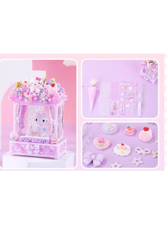 Girl's Creative Handmade Material Bag Making Night Light Birthday Gift Toy  - Image 2
