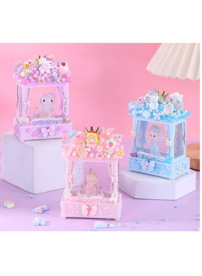 Girl's Creative Handmade Material Bag Making Night Light Birthday Gift Toy  - Image 3