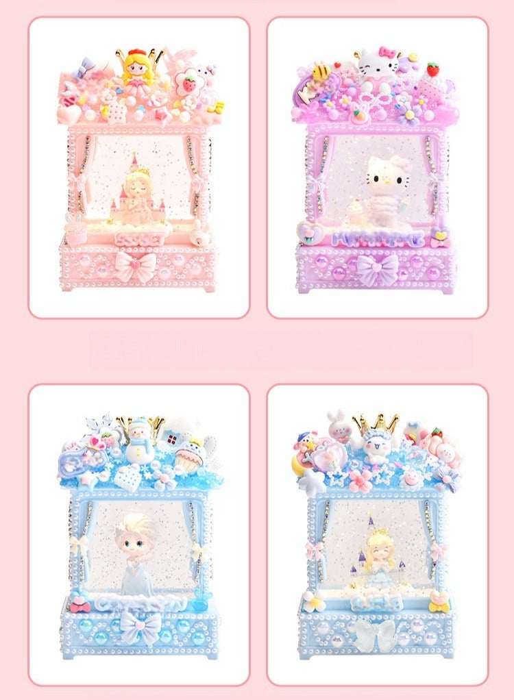 Girl's Creative Handmade Material Bag Making Night Light Birthday Gift Toy  - Image 4