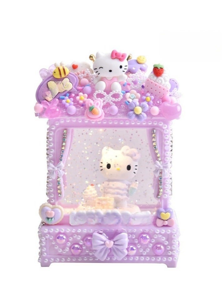 Girl's Creative Handmade Material Bag Making Night Light Birthday Gift Toy  - Image 1