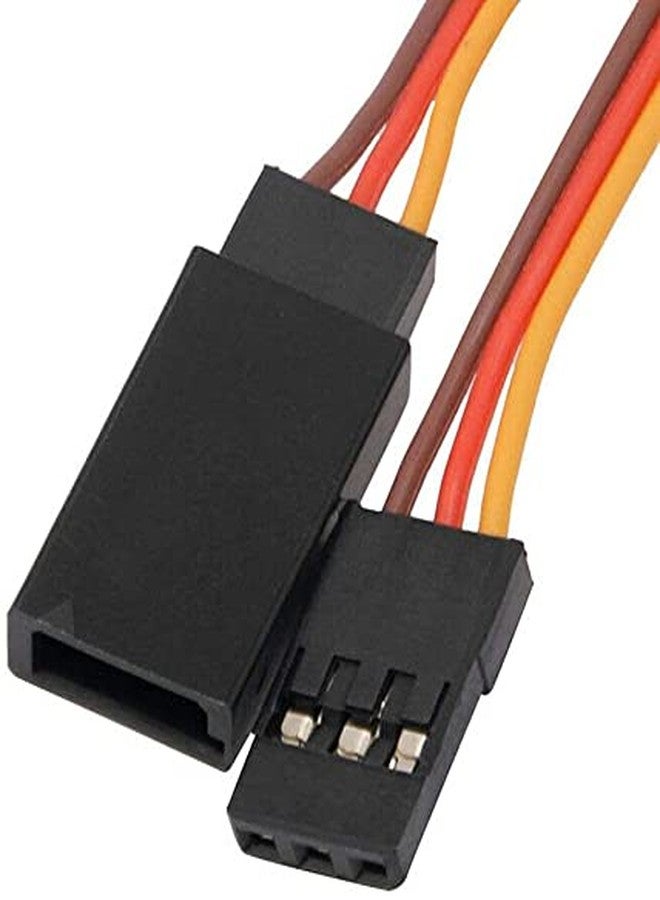 Azuocn 10PCS 3-Pin Servo Extension Cable Cord 10cm/4'' 3.93 inch Female to Male Lead Wire Connector JR for RC Car Airplanes Remote Control (10cm) - Image 4