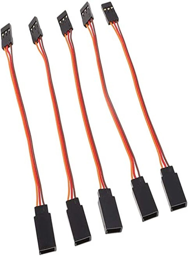 Azuocn 10PCS 3-Pin Servo Extension Cable Cord 10cm/4'' 3.93 inch Female to Male Lead Wire Connector JR for RC Car Airplanes Remote Control (10cm) - Image 3