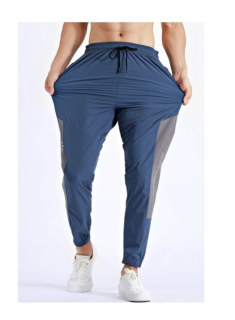 UTDOORWEAR بنطال رياضي رجالي كاجوال عالي السرعة للتجفيف السريع بنطال رياضي ضيق للجري واللياقة البدنية - Image 2