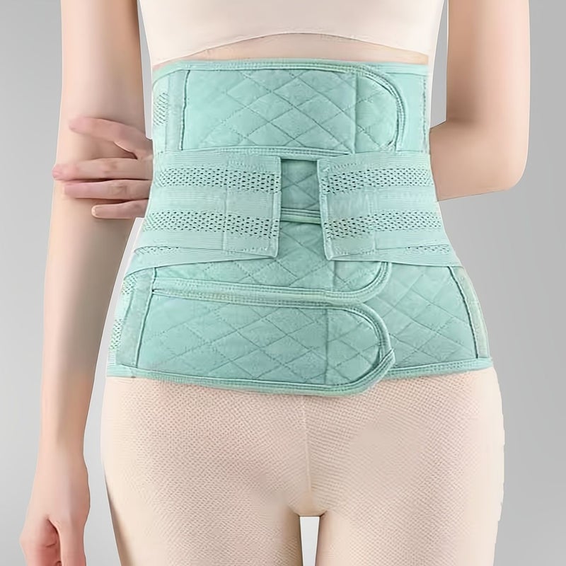 Women Green Postpartum Recovery Abdominal Band Ultra Long Breathable Tummy Waist Cinching Binder Strong Shaping Size XXXL - Image 4
