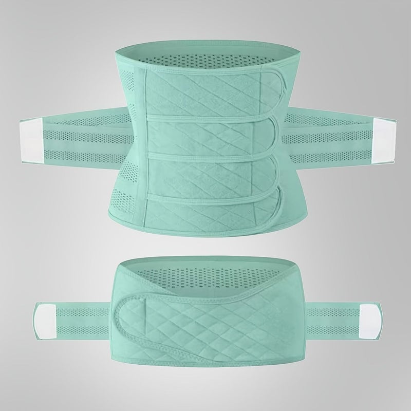 Women Green Postpartum Recovery Abdominal Band Ultra Long Breathable Tummy Waist Cinching Binder Strong Shaping Size XXXL - Image 2