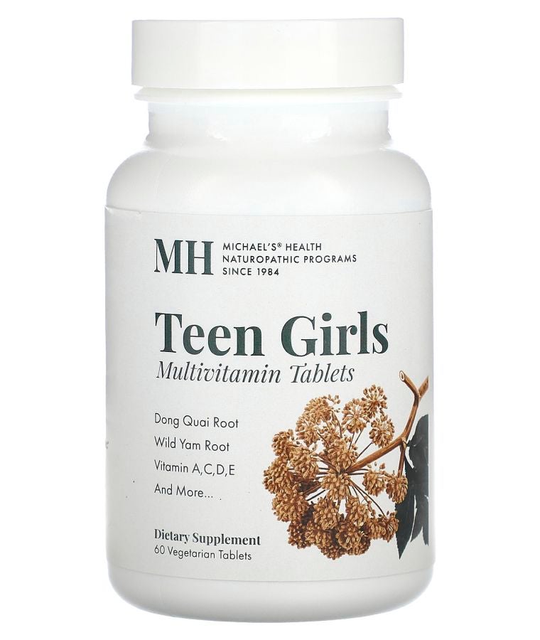 MICHAEL'S Teen Girls Multivitamin 60 Vegetarian Tablets